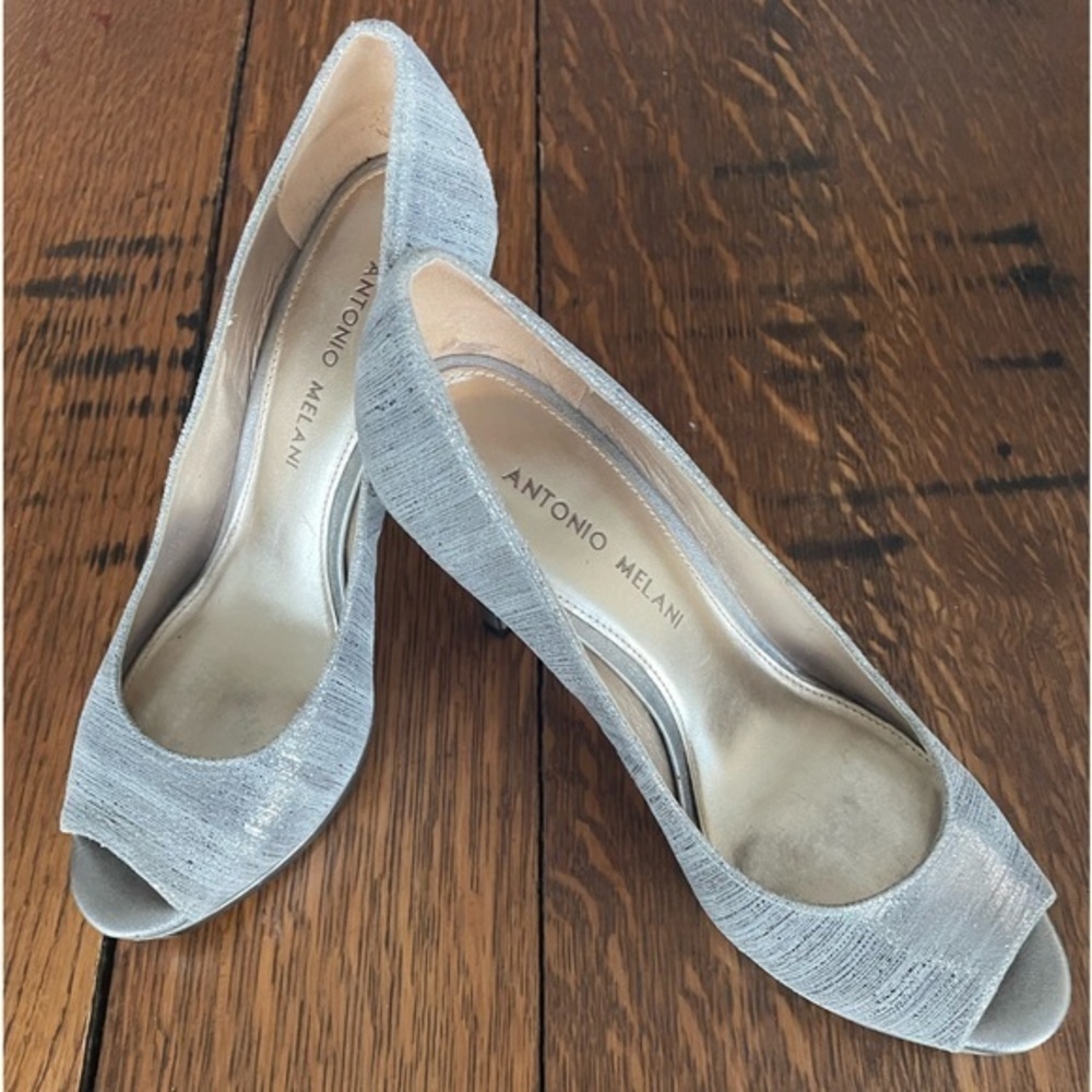 Silver Heels size 6.5 Antonio Mellani